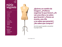 Tablet Screenshot of nuriasegovia.com